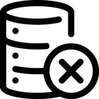 Storage data icon symbol image for database illustration vector