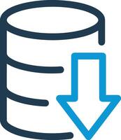 Storage data icon symbol image for database illustration vector