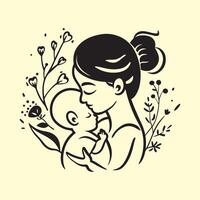 Mothers Day Logo Design Art, Icons, and Graphics vector