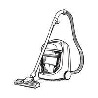 Vacuum Cleaner Design Art, Icons, and Graphics on white background vector