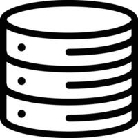 Storage data icon symbol image for database illustration vector