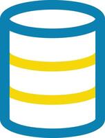 Storage data icon symbol image for database illustration vector
