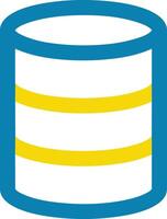 Storage data icon symbol image for database illustration vector