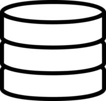 Storage data icon symbol image for database illustration vector