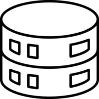 Storage data icon symbol image for database illustration vector