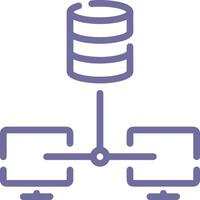 Storage data icon symbol image for database illustration vector