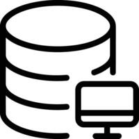 Storage data icon symbol image for database illustration vector