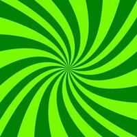 Green spiral background vector