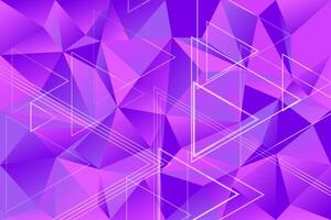 Geometrical abstract random triangle mosaic webpage background vector