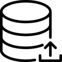 Storage data icon symbol image for database illustration vector