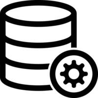 Storage data icon symbol image for database illustration vector