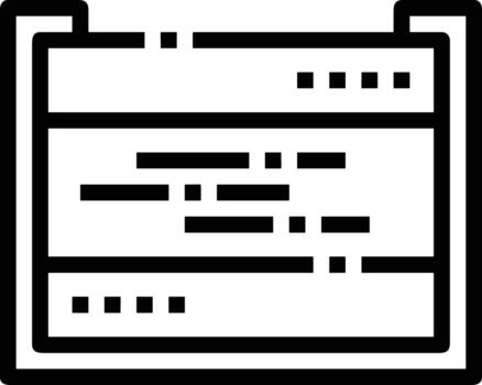 Storage data icon symbol image for database illustration vector