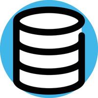 Storage data icon symbol image for database illustration vector