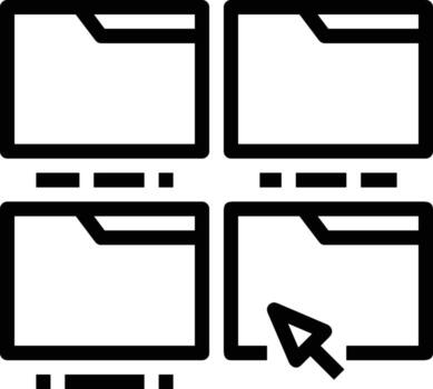 Storage data icon symbol image for database illustration vector