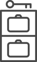 Storage data icon symbol image for database illustration vector