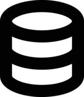 Storage data icon symbol image for database illustration vector