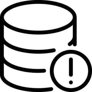 Storage data icon symbol image for database illustration vector