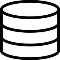 Storage data icon symbol image for database illustration vector