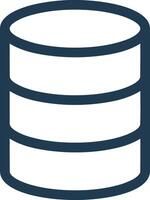 Storage data icon symbol image for database illustration vector