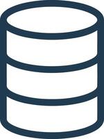 Storage data icon symbol image for database illustration vector