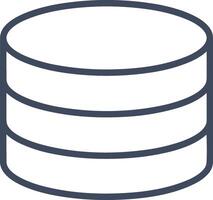 Storage data icon symbol image for database illustration vector