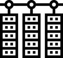 Storage data icon symbol image for database illustration vector
