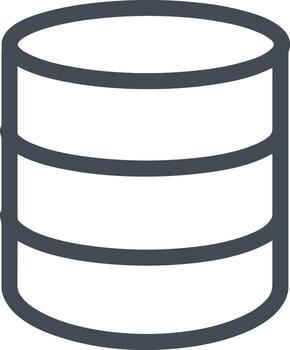 Storage data icon symbol image for database illustration vector