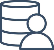 Storage data icon symbol image for database illustration vector