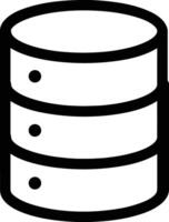 Storage data icon symbol image for database illustration vector