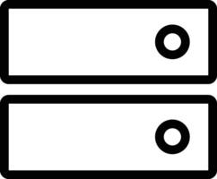 Storage data icon symbol image for database illustration vector