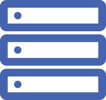 Storage data icon symbol image for database illustration vector