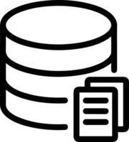 Storage data icon symbol image for database illustration vector