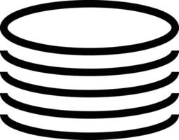 Storage data icon symbol image for database illustration vector