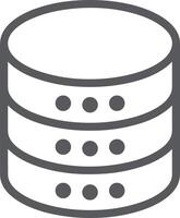 Storage data icon symbol image for database illustration vector