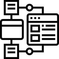 almacenamiento datos icono símbolo imagen para base de datos ilustración vector