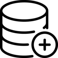 Storage data icon symbol image for database illustration vector