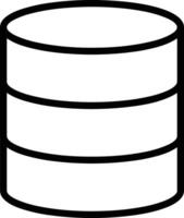 Storage data icon symbol image for database illustration vector