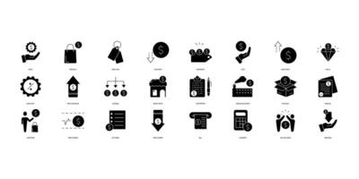 Price icons set. Set of editable stroke icons.Set of Price vector