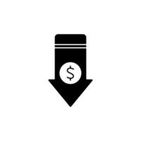 price increase concept line icon. Simple element illustration. price increase concept outline symbol design. vector