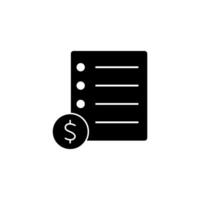 list price concept line icon. Simple element illustration. list price concept outline symbol design. vector