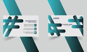 creative simple business card design vector