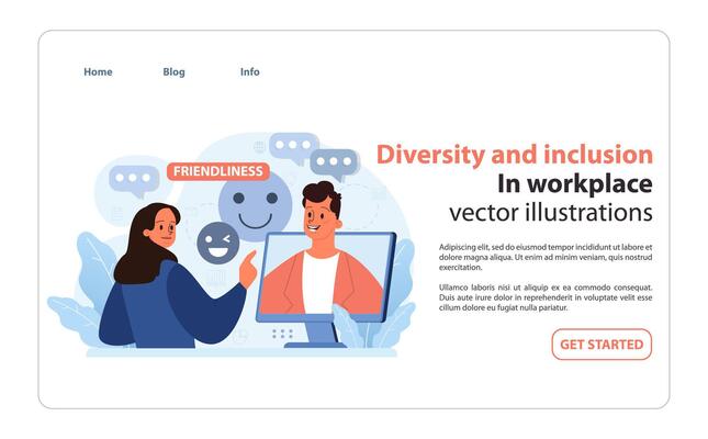 Online communication theme. Flat illustration