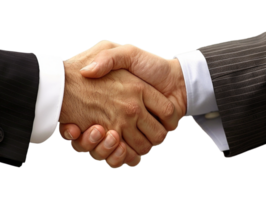 AI generated business handshake png