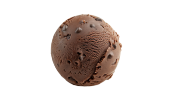 Chocolate Ice Cream on Transparent Background, Format png