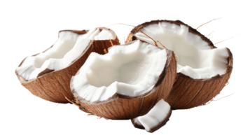 Kokosnuss Sahne auf transparent Hintergrund, Format png