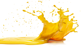 Oil Splash on Transparent Background, Format png