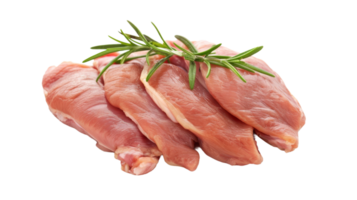 Raw Chicken Meat on Transparent Background, Format png