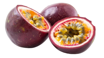 passion fruit sur transparent arrière-plan, format png