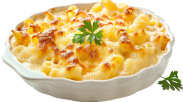 macaroni et fromage sur transparent arrière-plan, format png