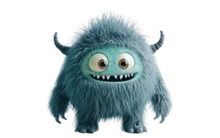 monster porträtt på transparent bakgrund png